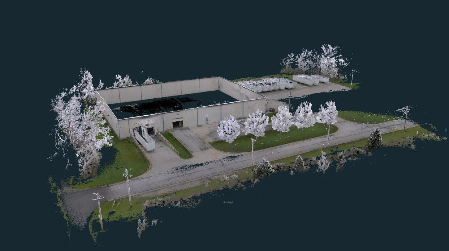 Point cloud scan output